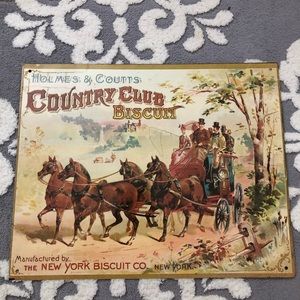 Vintage Looking Metal Sign